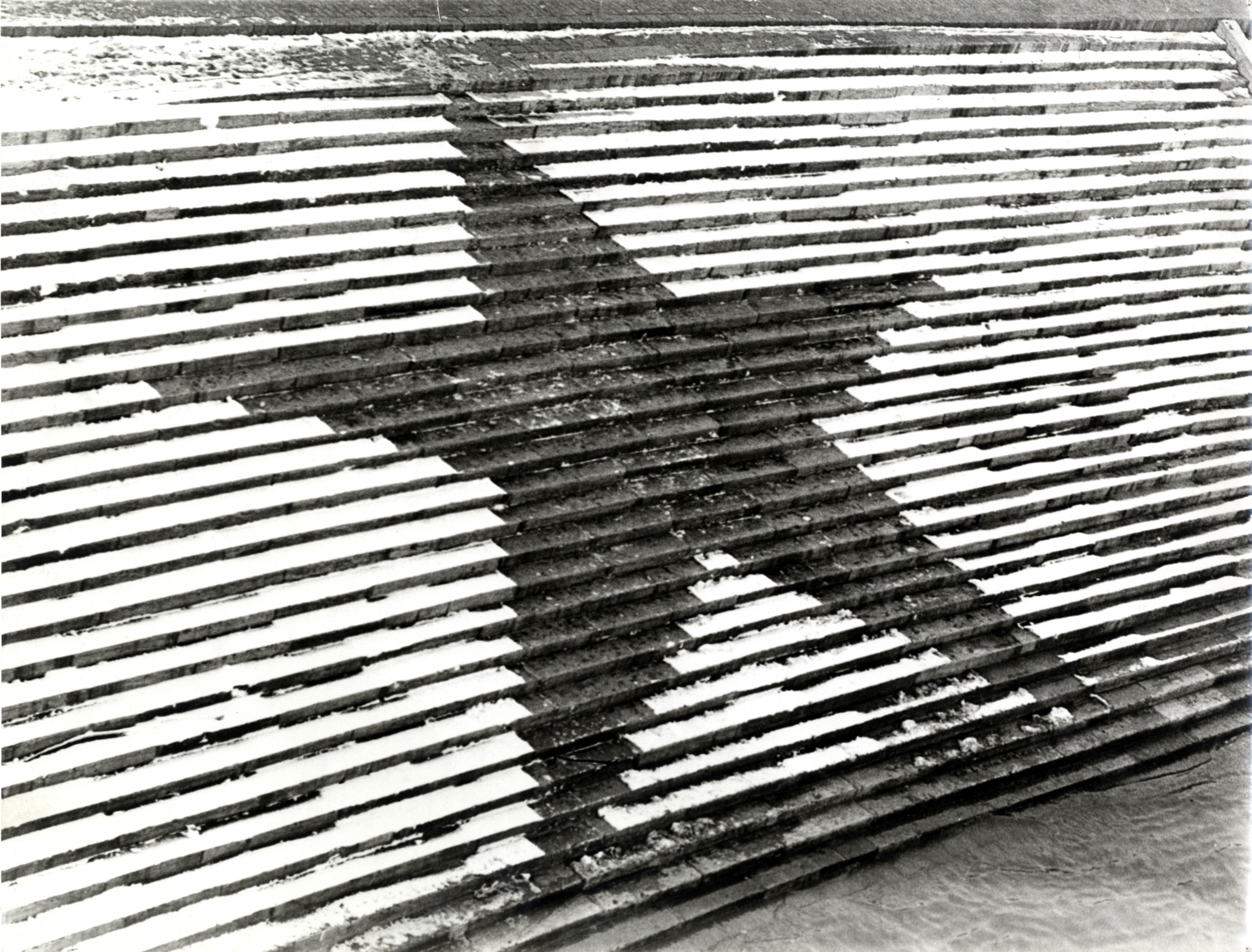 Gábor Attalai Negative Star 1970 bw photograph 392 x 301 mm Marinko Sudac Collection